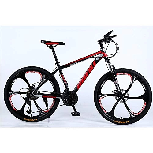 Mountain Bike : peipei Mountain bike 26 inch 27 speed one wheel cross country variable speed bicycle male student shock absorption bike-Six knives A_21