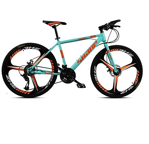 Mountain Bike : PengYuCheng Off-road mountain bike male and female adult shock absorption ultra light one round road racing student high speed 21 speed bicycle q7