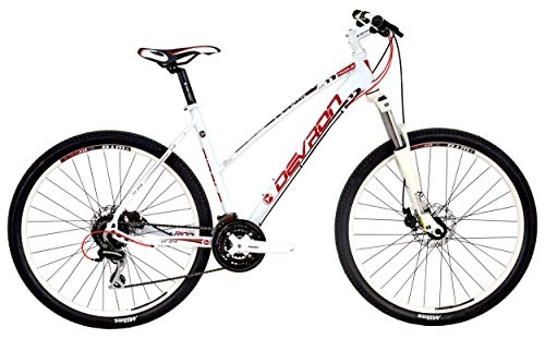 Mountain Bike : Riddle LH1, 7 27.5 Inch 42 cm Woman 24SP Disc Brake White