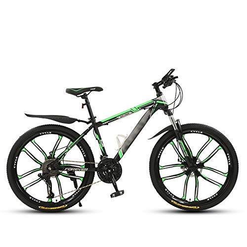 Mountain Bike : SANJIANG Mountain Bike, Outdoor Sports Exercise Fitness, Cycling Sports Mountain Bikes Suitable For Men And Women Cycling Enthusiasts, Green-24in-21speed