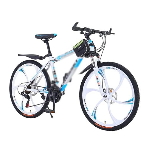 Mountain Bike : T-Day Mountain Bike 26 In Disc Brake Mountain Bike 21 Speed Bicyclefor Men Or Women MTB Carbon Steel Frame With Suspension Fork(Size:21 Speed, Color:White)