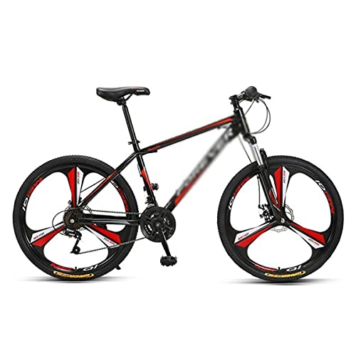 Mountain Bike : T-Day Mountain Bike 26 Inch Mountain Bike Steel Frame 24 / 27 Speed Dual Disc With Shock-absorbing Front Fork For Men Woman Adult And Teens(Size:27 Speed, Color:Red)