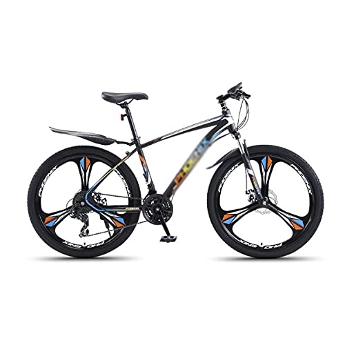 Mountain Bike : T-Day Mountain Bike Adult Mountain Bike 27.5-Inch Wheels Mens / Womens Carbon Steel Frame 24 / 27 Speed With Front And Rear Disc Brakes(Size:27 Speed, Color:orange)