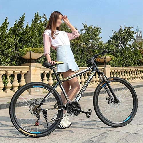 Mountain Bike : Tbagem-Yjr 26 Inch Wheel Cycles Mountain Bike, High-carbon Steel Frame 27 Speeds Commuter City Hardtail Bike (Color : D)