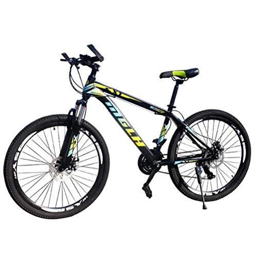 Mountain Bike : Tbagem-Yjr Riding Damping Mountain Bike 26 Inch For Adults, Double Disc Brake City Road Bicycle (Color : D)