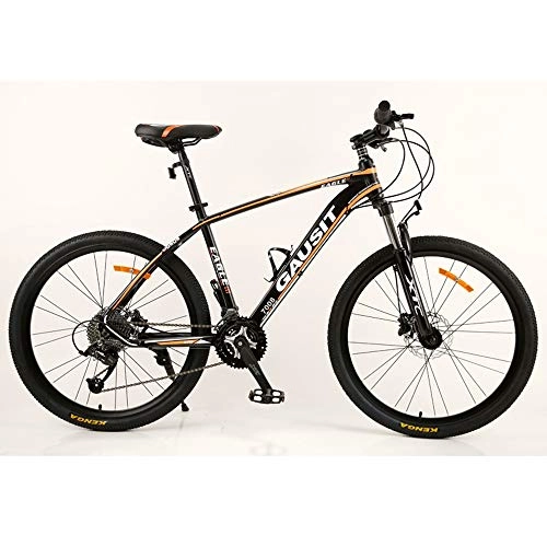 Mountain Bike : VANYA Mountain Bike 26 Inches 24 / 27 Speed One Wheel Off-Road Variable Speed Cycle Unisex Shock Absorption Bicycle, Orange, 27speed