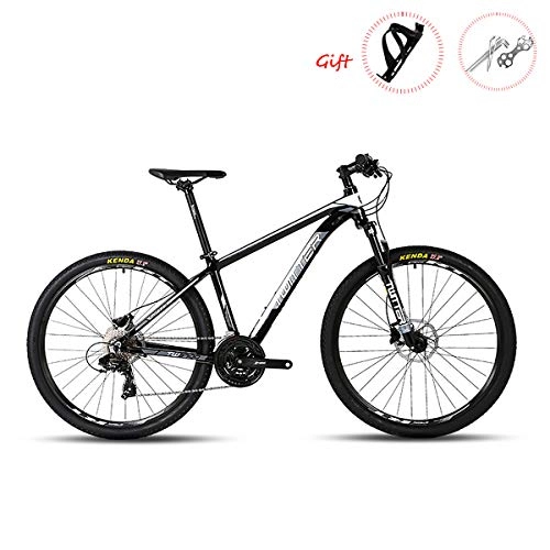 Mountain Bike : W&TT Mountain Bike SHIMANO M310-24 Speeds Hydraulic Disc Brake Off-road Bike 26" / 27.5" Adults Aluminum Alloy Bicycles with Suspension Fork and Shock Absorber, White, 26"*17