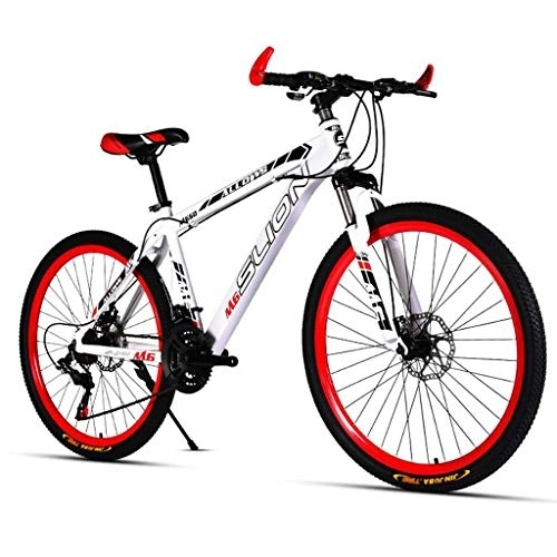 Mountain Bike : WGYDREAM Mountain Bike Youth Adult Mens Womens Bicycle MTB 26inch Mountain Bike, Steel Frame Hard-tail Bicycles, 17inch Frame, Dual Disc Brake and Front Suspension Mountain Bike for Women Men Adults
