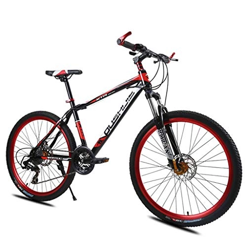Mountain Bike : WGYDREAM Mountain Bike Youth Adult Mens Womens Bicycle MTB Mountain Bicycles Unisex 26'' Carbon Steel Frame 21 / 24 / 27 Speed Disc Brake Dual Suspension Mountain Bike for Women Men Adults