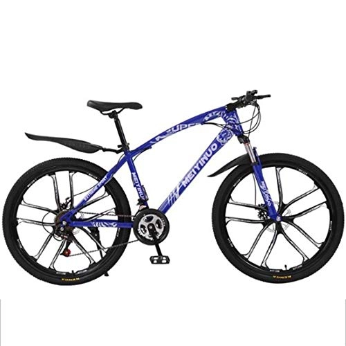 Mountain Bike : WGYDREAM Mountain Bike Youth Adult Mens Womens Bicycle MTB Mountain Bike / Bicycles, 26" Ravine Bike, Dual Disc Brake Front Suspension, Carbon Steel Frame Mountain Bike for Women Men Adults