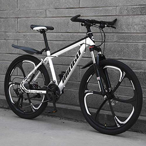 Mountain Bike : WJSW Dual Suspension Unisex Riding Damping Mountain Bike, City Road Bicycle Sports Leisure (Size : 27 Speed)