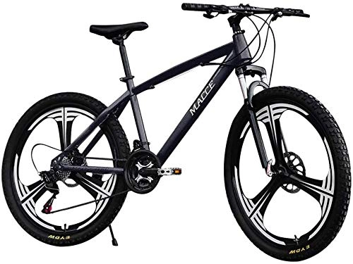 Mountain Bike : WSJYP Bike 26 Inch Carbon Steel Mountain Bike, 21 Speed Bicycle, Full Suspension Mountain Bike