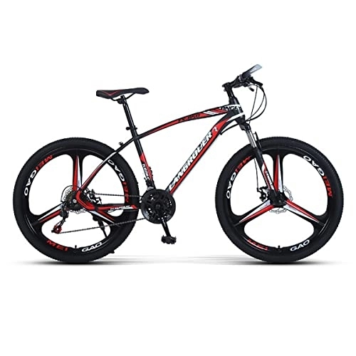 Mountain Bike : XUDAN Mountain Bike 21 / 24 / 27 Speed Shifter 24 / 26 Inch Wheels Bikes Aluminum Frame Dual Disc Brakes Mens Womens Bicycle