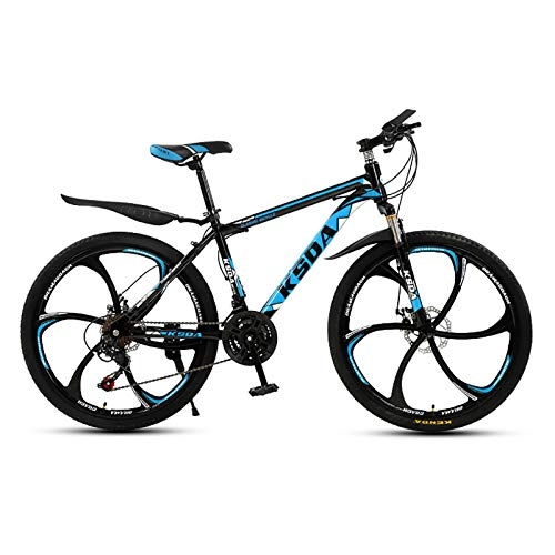 Mountain Bike : XUELIAIKEE 26 Inch Adult Mountain Bike, MTB Carbon Steel Hardtail Mountain Bikes Dual Disc Brake Adult Mountain Bicycle With Front Suspension-N 24 Speed