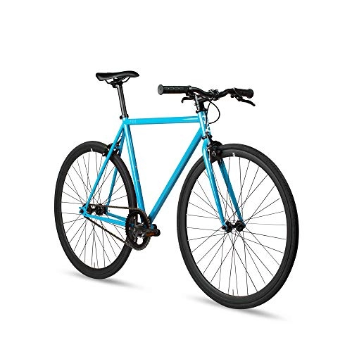 Road Bike : 6KU Unisex's 89510-Fixie-Cerulean-S-49cm Fixie, Cerulean, S