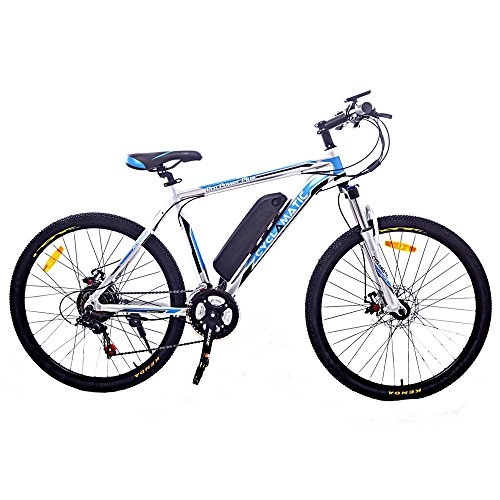 Road Bike : Cyclamatic CX3 Pro Power Plus Alloy Frame eBike Grey / Blue