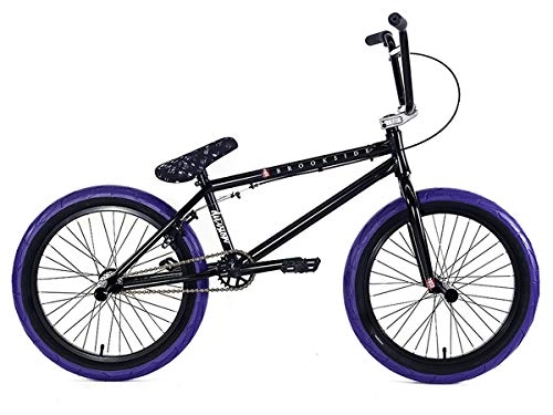 Road Bike : Division BMX "Brookside 2018 BMX Bike - ED Black / Purple Black / Purple 20.25