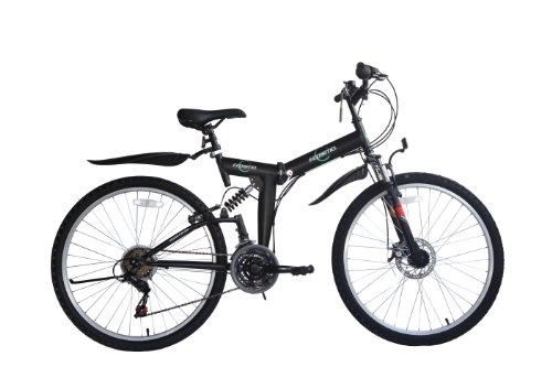 Road Bike : ECOSMO 26" Folding Mountain Bicycle Bike 21SP SHIMANO-26SF02BL