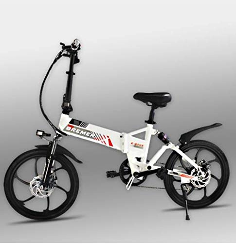 Road Bike : Electric Bike 500W 20 Inch Two Wheel Electric Bicycle 48V Built In Removable Battery Mini Foldable Electric Bike Bicycle