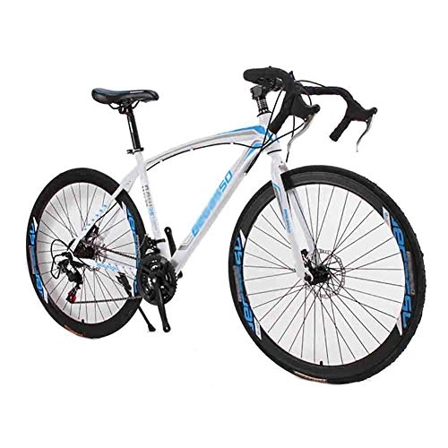 Road Bike : GAOTTINGSD Adult Mountain Bike Bicycle MTB Adult Mountain Bike Road Bicycles For Men And Women 27.5in Wheels 21 Speed Double Disc Brake (Color : White)
