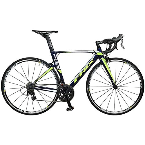 Road Bike : GONGFF Road Bike, 22 Speed Lightweight Aluminium Road Bicycle, Adult Men Women Racing Bicycle, Carbon Fiber Fork, City Commuter Bicycle, Blue, 500