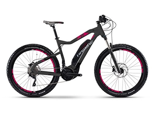 Road Bike : HAIBIKE E-Bike Sduro Hardlife 5.5Drop Earrings SE 500WH 20g XT 27.5'Anthracite / Black / Coral, Anthrazit / Schwarz / Coral, 50 (EU)