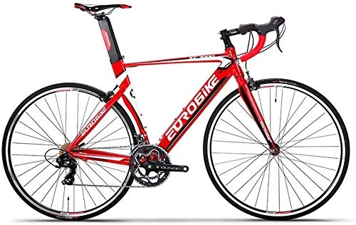 Road Bike : HCMNME durable bicycle Adult Road Racing Race Bike, Teenage Student City Freestyle Bicycle, Mountain Bikes, Competition Wheels, 14 speed Alloy frame with Disc Brakes (Color : B)