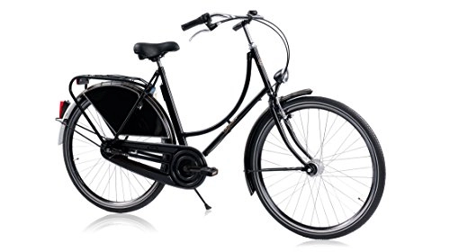Road Bike : HOLLANDER, classic Dutch bike, black, Three-speed Shimano, frame size 50cm