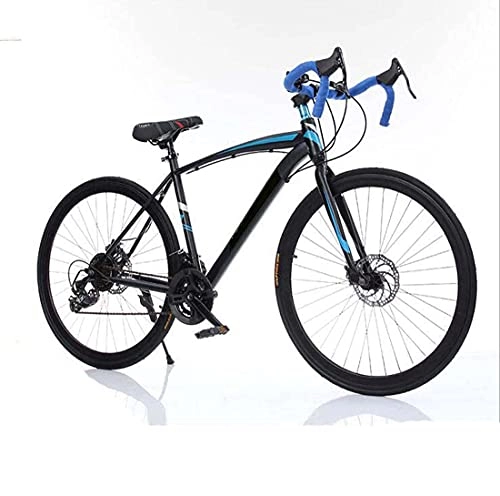 Road Bike : HUAQINEI Bicycle 26 inch road bike adult shock absorption dual disc brake 21 speed variable speed bike gift car