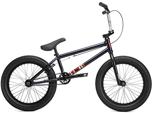 Road Bike : Kink BMX Kicker 18 Complete Bike 2019 Gloss Midnight Blue 18 Inch