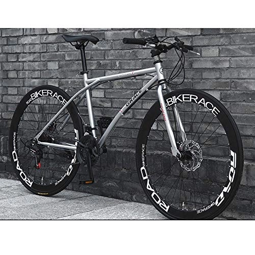 Road Bike : LIFHl 26in Carbon Steel Mountain Bike, Adult Student Outdoors Sport Cycling Road Bikes, Mountain Trail Bike High Carbon Steel Folding Outroad Bicycles (Color : B)