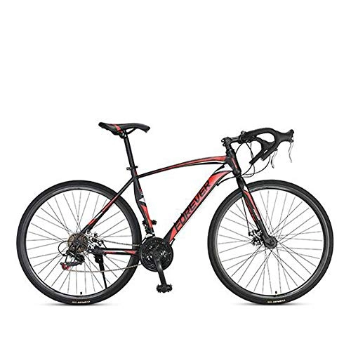 Road Bike : MIRC Road bike mountain bike racing men's aluminum alloy adult ultra light 700c broken wind speed