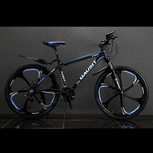 Road Bike : PengYuCheng Aluminum alloy mountain bike off-road shock absorption ultra light 30 speed oil disc speed racing men and women young students bicycle q6