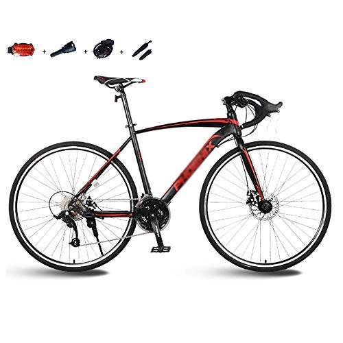 Road Bike : Road Bikes Mountain Bike Road Bicycle Men's MTB 21 Speed 26 Inch Wheels For Adult Womens Off-road Bike (Color : Red)