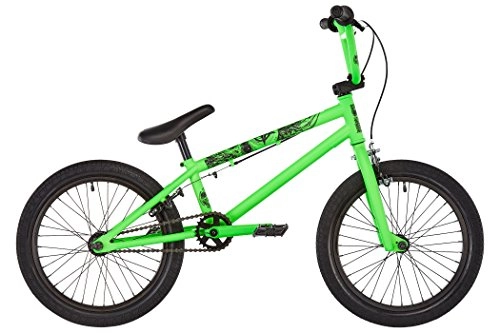 Road Bike : Stereo Bike Co Unisex Half Stack Bmx Bike, Atomic Matt Neon Green, One Size / 45.7 cm