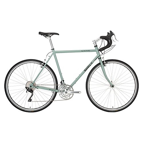 Road Bike : Surly Long Haul Trucker Bike 10 Speed 26" Wheel 54cm Frame Grandpa's Thermos Grey