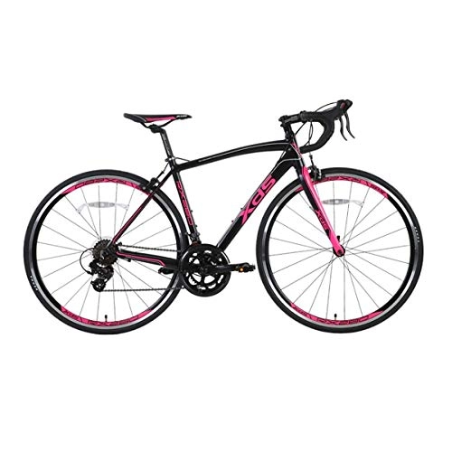 Road Bike : WEIZI Road Bike Bicycle, Aluminum Frame, Shimano 14-speed 700C, Adult Male And Female Students Racing Good looking very good road bike (Color : Black red, Size : 14 speed)