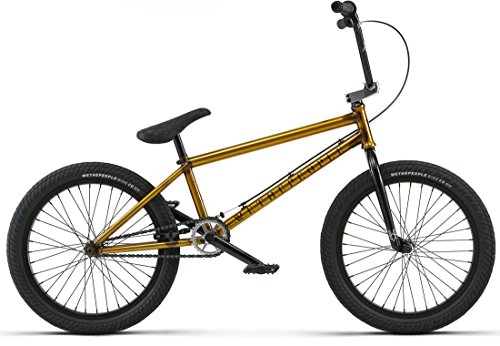 Road Bike : Wethepeople Volta 20'' 2018 Freestyle BMX Bike (21.25" - Gold)