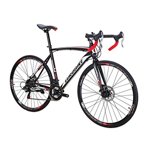 Road Bike : XC550 700C Road Bike 54cm Frame 21 Speed Dual Disc Brakes Commuter Bikes for Mens Bicycle (30mm)