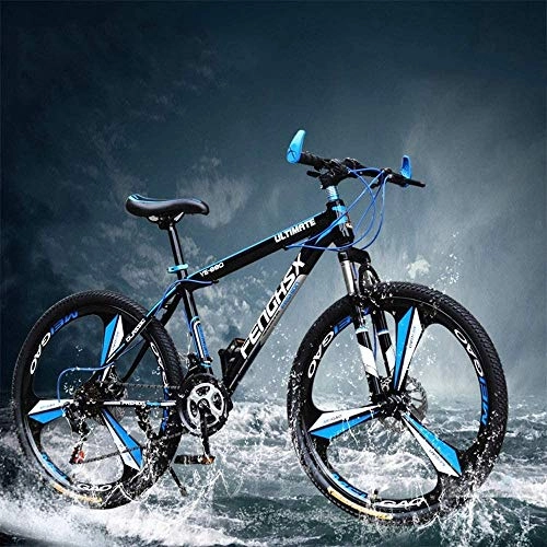 Road Bike : XSP 2020 New Men's And Women's Road Bicycles 24 / 26 Inch Road Mountain Bike Double Disc Brake High Carbon Steel Frame For Adult Racing Road Bicycles (Color : 24 speed, Size : 26 inches)