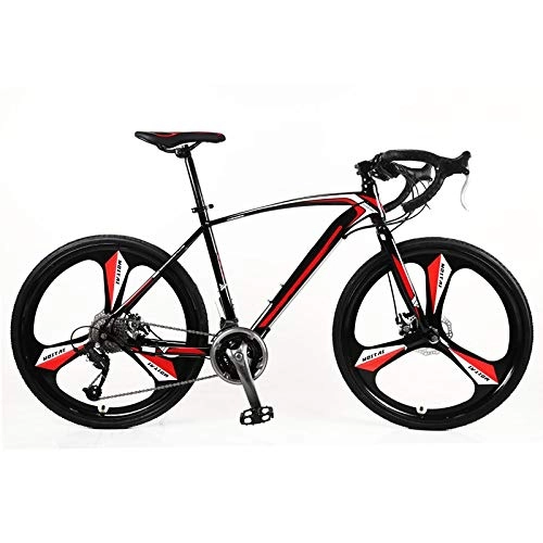 Road Bike : ZhanMazwj Curved Mountain Bike 700c Road Bike 24 Speed 26 Inch Variable Speed Curved Bicycle for Male and Female Students Road Racing