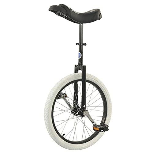 Unicycles : 20 Inch Wheel Trainer Unicycle For Adult / Kids / Beginners, Skidproof Mountain Tire Balance Cycling Exercise, Height Adjustable Durable