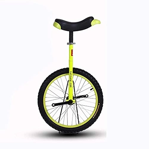 Unicycles : aedouqhr Small 14" Tire Unicycle for Kids Boys Girls Gift, Beginner Children Exercise Fitness One Wheel Yellow Bike, Leakproof Butyl Tire Wheel, Load 150Kg / 330Lbs