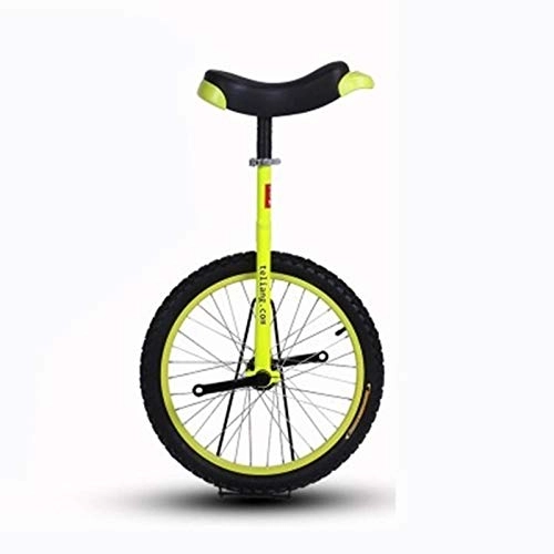 Unicycles : AHAI YU Small 14" Tire Unicycle for Kids Boys Girls Gift, Beginner Children Exercise Fitness One Wheel Yellow Bike, Leakproof Butyl Tire Wheel, Load 150kg / 330Lbs