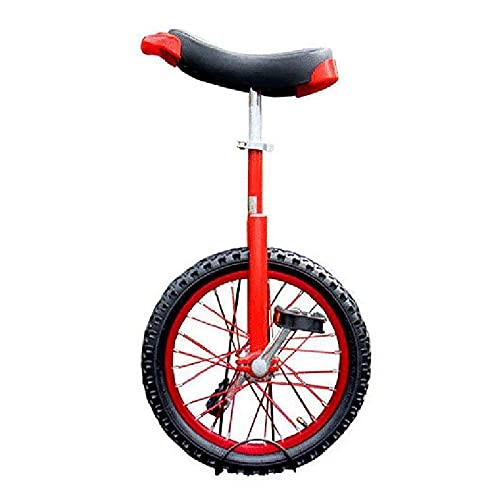 Unicycles : FMOPQ Big Kids / Teen / Adults Unicycle -20" / 18" / 16" Leakproof Tire One Wheel Bike for Height 115-175cm Boys Girls Outdoor Exercise Fun (Size : 16 INCH)