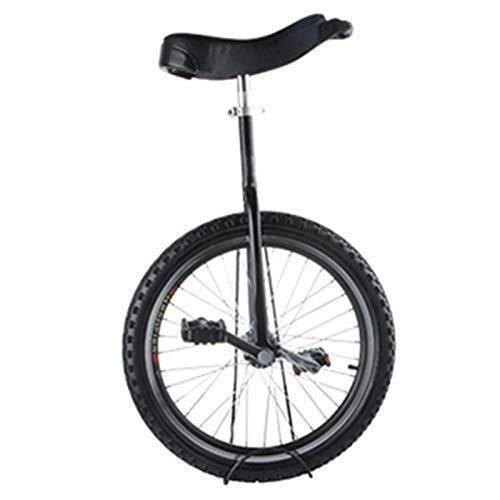 Unicycles : FMOPQ Large Adult's Unicycle for Male / Dad / Professionals 20 / 24 inch Wheel Balance Cycling for Fitness Exercise up to 150Kg / 330 pounds (Color : Black Size : 24 INCH Wheel)