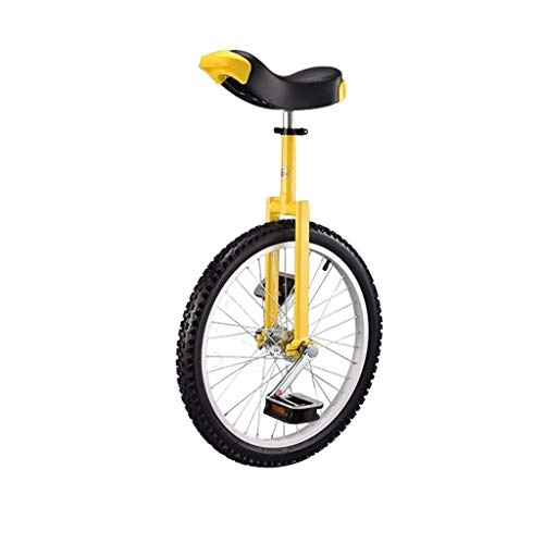 Unicycles : Freestyle Unicycle 20 Inch Single Round Children'S Adult Adjustable Height Balance Cycling Exercise
