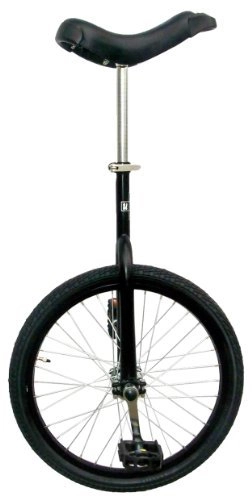 Unicycles : Fun Matte Black 20 Unicycle with Alloy Rim by Fun