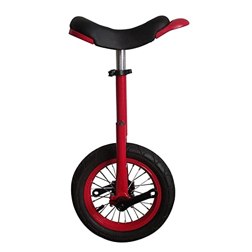 Unicycles : GAXQFEI 12Inch(30Cm Tire Unicycle for Little Kid, Boys / Girls Beginners Cycling Bike, for Children Height: 70-115Cm, for Outdoor Balancing Exercise, Red