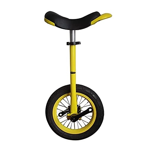 Unicycles : GAXQFEI 12Inch(30Cm Tire Unicycle for Little Kid, Boys / Girls Beginners Cycling Bike, for Children Height: 70-115Cm, for Outdoor Balancing Exercise, Yellow